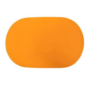 TORO Prostírání ovál oranžové 261705, 29 x 44 cm