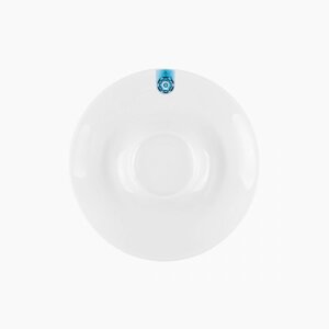 Lunasol - Kávový/čajový podšálek s modrým ornamentem 15 cm - Gaya RGB (451851)