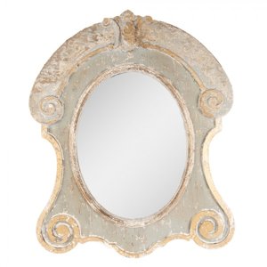 Nástěnné zrcadlo hnědá, béžová, šedá 69x3x84 cm – 69x3x84 cm