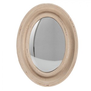 Nástěnné zrcadlo béžové 24x5x32 cm – 24x5x32 cm
