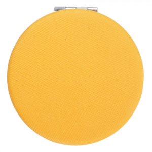 Žluté kulaté zrcátko – 6 cm