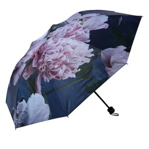 Skládací deštník do kabelky s květy II – 95x110 cm