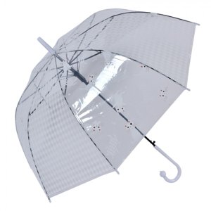 Průhledný deštník pro dospělé s bílými kočičkami – 60 cm