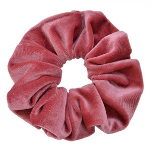 Růžová sametová gumička – 10x2 cm