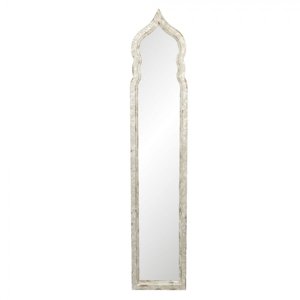 Vintage nástěnné zrcadlo s patinou Silke – 30x4x150 cm