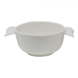 Bílá keramická miska na polévku s křídly Wings – 150 ml