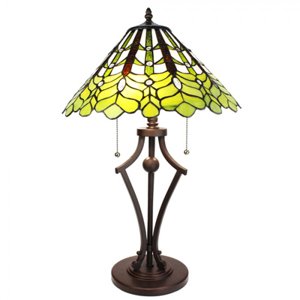 Stolní lampa Tiffany 41x62 cm E27/max 2x60W – 41x62 cm