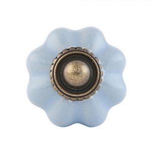 Keramická úchytka Cathelijne světle modrá – 3 cm