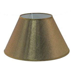 Zlato-černé lampové stínidlo Vachel – 37x20 cm