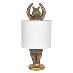 Stolní lampa s tančící hrošicí – 20x44 cm