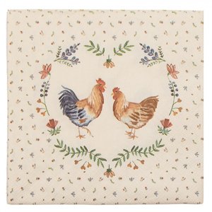 Papírové ubrousky Chicken and Rooster – 33x33 cm