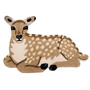 Koberec Deer Brown, Béžový 60x90x2 cm