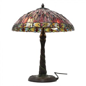 Stolní lampa Tiffany okfly – 45x56 cm