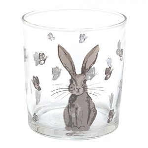 Sklenička na vodu se zajíčkem Rustic Easter Bunny – 250 ml