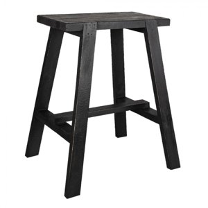 Dřevěná hnědá stolička Otto – 50x39x58 cm