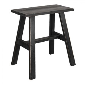 Dřevěná hnědá stolička Hanneke – 42x28x43 cm