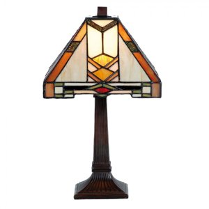 Stolní lampa Tiffany Arrow – 22x22x38 cm