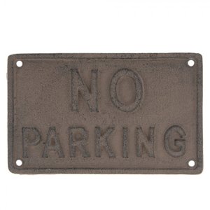 Cedulka No parking – 19x1x12 cm