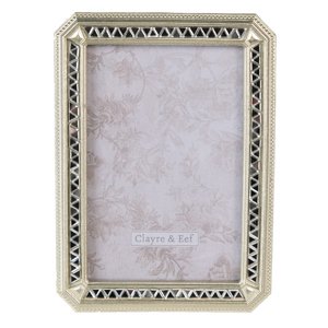 Stříbrný antik fotorámeček – 10x15 cm