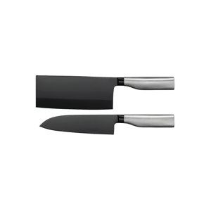 Sada santoku nože a čínského kuchařského nože WMF Ultimate Black 1880109992 18,5 cm