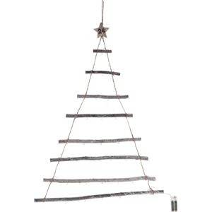 German Vánoční LED stromek 60 x 100 cm / adventní kalendář / žebřík / dřevo