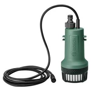 Akumulátorové čerpadlo na dešťovou vodu Bosch 18 V Power for All / 18 V / bez baterie/ max. průtok 2 000 l/hod. / zelená / černá