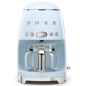 Kávovar na překapávanou kávu Smeg 50's style DCF02PBEU / 1050 W / 1,4 l / pastelově modrá