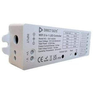 Ovladač 5v1 pro LED profily Direct Signs DS-T-002DE / 270 W / Wi-Fi / bílá
