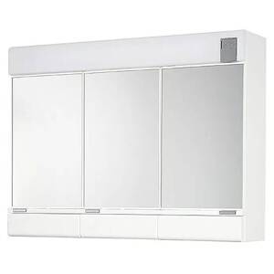 Zrcadlová skříňka Jokey Jade Comfort / 70 x 54 cm / LED lišta / vypínač / zásuvka / bílá