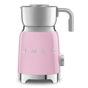 Napěňovač mléka Smeg 50's style MFF01PKEU / 500 W / 0,6 l / lesklá růžová