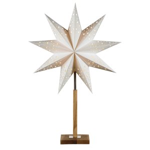 Stojací vánoční hvězda Markslöjd Solvalla 700323 / 25 W / výška 65 cm / bílá