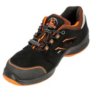 Bezpečnostní obuv Power Safe Tony S1P / vel. 42 / černá/oranžová