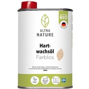 Tvrdý voskový olej Ultra Nature / 0,25 l / na dřevo / bezbarvý