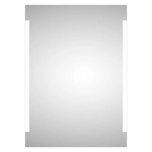 German Zrcadlo s LED osvětlením Crystal Stripe / 50 x 70 cm / vypínač / hliník / sklo